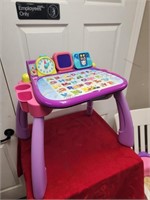 Activity center with stool