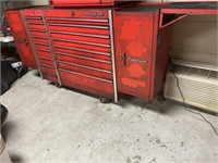 Snap On Rolling Tool Box with 2 side Boxes over