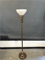 Vintage Bronze Finish Floor Lamp Refurbished