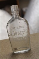 Antique Embossed Cork Bottle