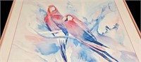 TERRY MADDEN SIGNED WATERCOLOR PRINT,  NO SHIPPING