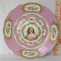 French Sevres Portrait Plate