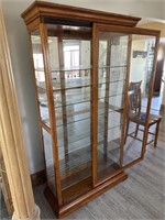 Glass curio cabinet