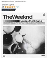 House Of Balloons 10th Anniversary Explicit Lyrics
