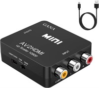 GANA RCA to HDMI, 1080P Mini RCA Composite CVBS