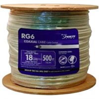 500 Ft. 18 RG6 Dual Shield CU CATV CM/CL2 Coaxial