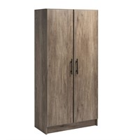 Prepac Elite 32" Storage Cabinet, Drifted Gray