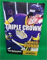 Marcel Dionne SIGNED 1992 Triple Crwon Book