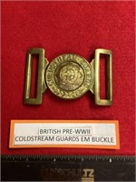 BRITISH PRE WWII COLDSTREAM GUARDS BUCKLE