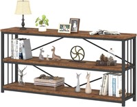 IBF Low Rustic 3 Tier Bookshelf