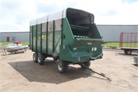 Badger Forage Box on Running Gear, Approx 19Ft