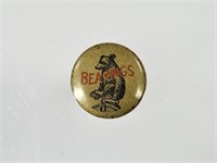 EARLY CELLULOID BEAR BEARINGS BICYCLE BUTTON