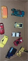 Collection of old lesney toy cars