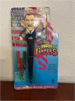 1993 SQUIGGLE JIGGLES POLITICAL MOTORIZED PEN