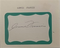Connie Francis orignal signature