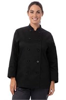 Size Large Chef Works Women's Le Mans Chef Coat,