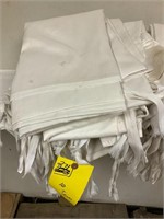 10-7’ white drapes