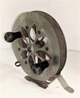 Vtg Fishing Reel, 7" x 6" x 2.5"