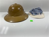 Vtg Puffer Billy Days Hat & Pith Helmet