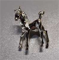 Vintage Gerry’s horse brooch Silver Tone  PIn