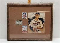 Vintage Framed & Autographed Photo and