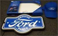 Ford Marquee-Style LED Neon Sign & Hat