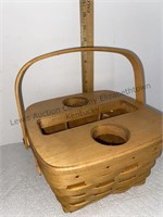 Longaberger basket  Serving caddy 1998