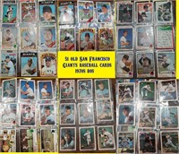 51 TOPPS San Francisco Giants baseball cards 1970+