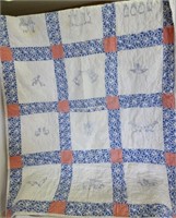 Baby Quilt - antique, needle work