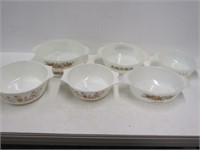 Pyrex and Fire King Bowls / Casseroles