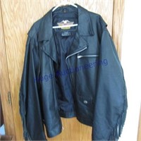Harley Davidson jacket & leather vest
