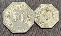 Regensburg Bayern 5/50 coins