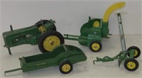 4x- JD 60 Tractor & 3 Pull Type Implements