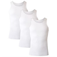 Hanes Men's Tagless A-Shirt 3Pk White, Small A2