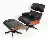 GEORGE MULHAUSER FOR PLYCRAFT CHAIR & OTTOMAN