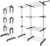 johgee 2 in 1 Clothes Drying Rack 26-51 inch Tower