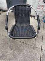 Round Back Alum. Frame Patio Chair