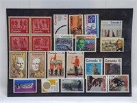 Canada Mint Stamps 1970s