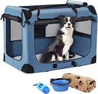 Petprsco Portable Dog Crate 32x23x23''