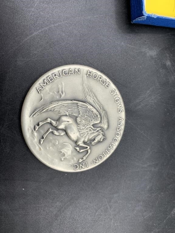 76.5 Grams .999 silver medal from the American Hor