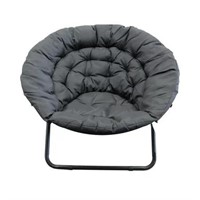 Idea Nuova Oversized Saucer Chair Black