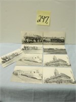 9 Railroad Post Cards