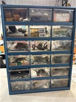 Plastic Organizer w/ misc hardware