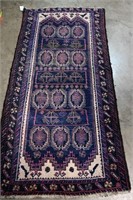 Turkaman Hand Woven Rug 3.5 x 6.10 ft