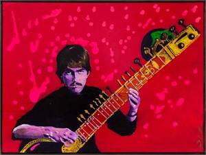 Jack Laughner "George Harrison" Acrylic, 2014