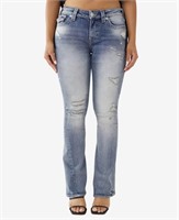 True Religion Women's Joey Mid Rise Flare Jeans -