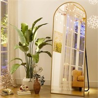 SE3033 Arched Full Length Gold Mirror 64x21.1