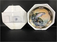 Franklin Mint Official Rainbow Trout Plate