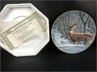 Winter Whitetail by Bruce Miller Plate