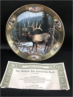 Franklin Mint Official Elk Collector Plate